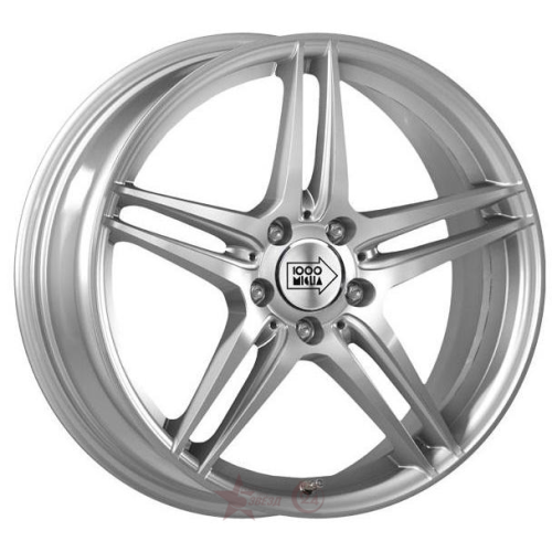 Диски 1000 Miglia MM037 7.5x17 5*112 ET47 DIA66.6 Silver Gloss Литой купить с бесплатной доставкой в пункты выдачи в Петербурге